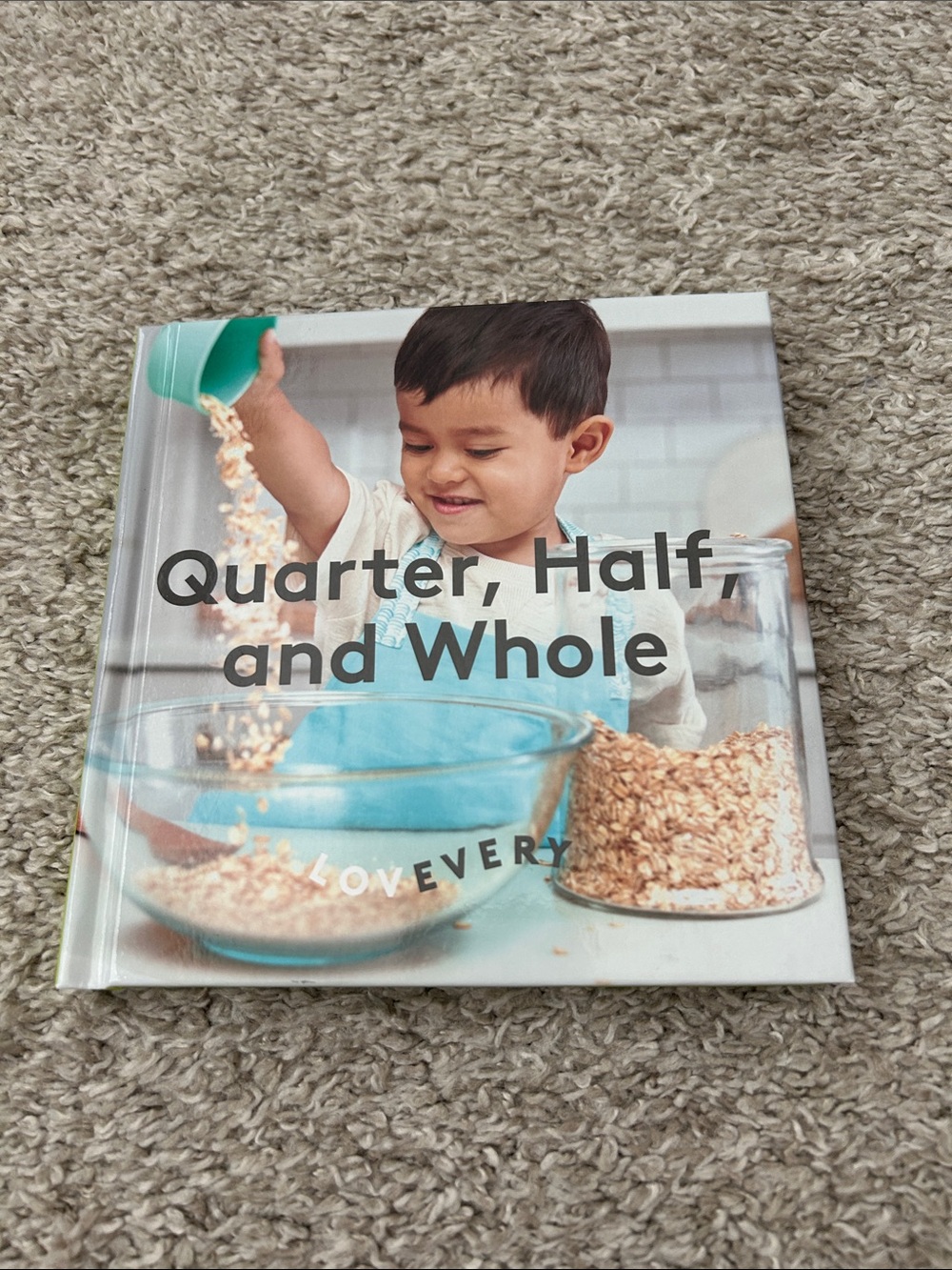 "Quarter, Half, and Whole" Blue Hardcover Lovevery